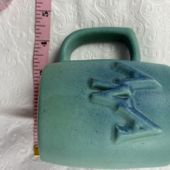 Van Briggle Ming Blue ANA American Numismatic Association Mug Colorado Pottery - Picture 9 of 9